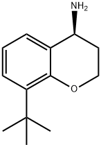 (S)-8-叔丁基苯并二氢吡喃-4-胺, 1228553-77-2, 结构式