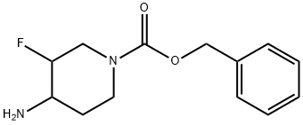 4-氨基-3-氟 - 哌啶-1-羧酸苯酯,1228631-13-7,结构式