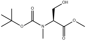 Boc-N-Me-Ser-OMe 化学構造式