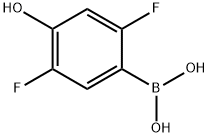 2,5-Difluoro-4-hydroxyphenylboronic acid Struktur