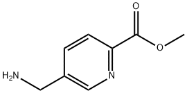 5-Aminomethyl-pyridine-2-carboxylic acid methyl ester Structure