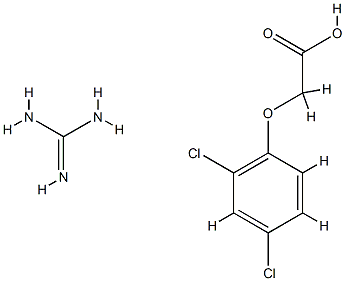 GUANIDINE-2,4-DICHLORPHENOXYACETATE Structure