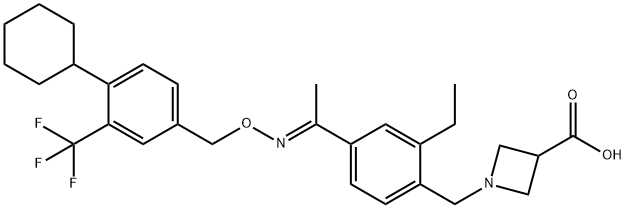 1230487-00-9 SiponimodBAF-312S1PR1,5multiple sclerosisMode of action