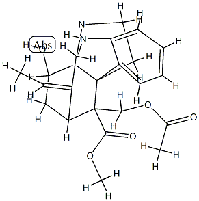22-O-acetyl-N(b)-demethylechitamine 结构式