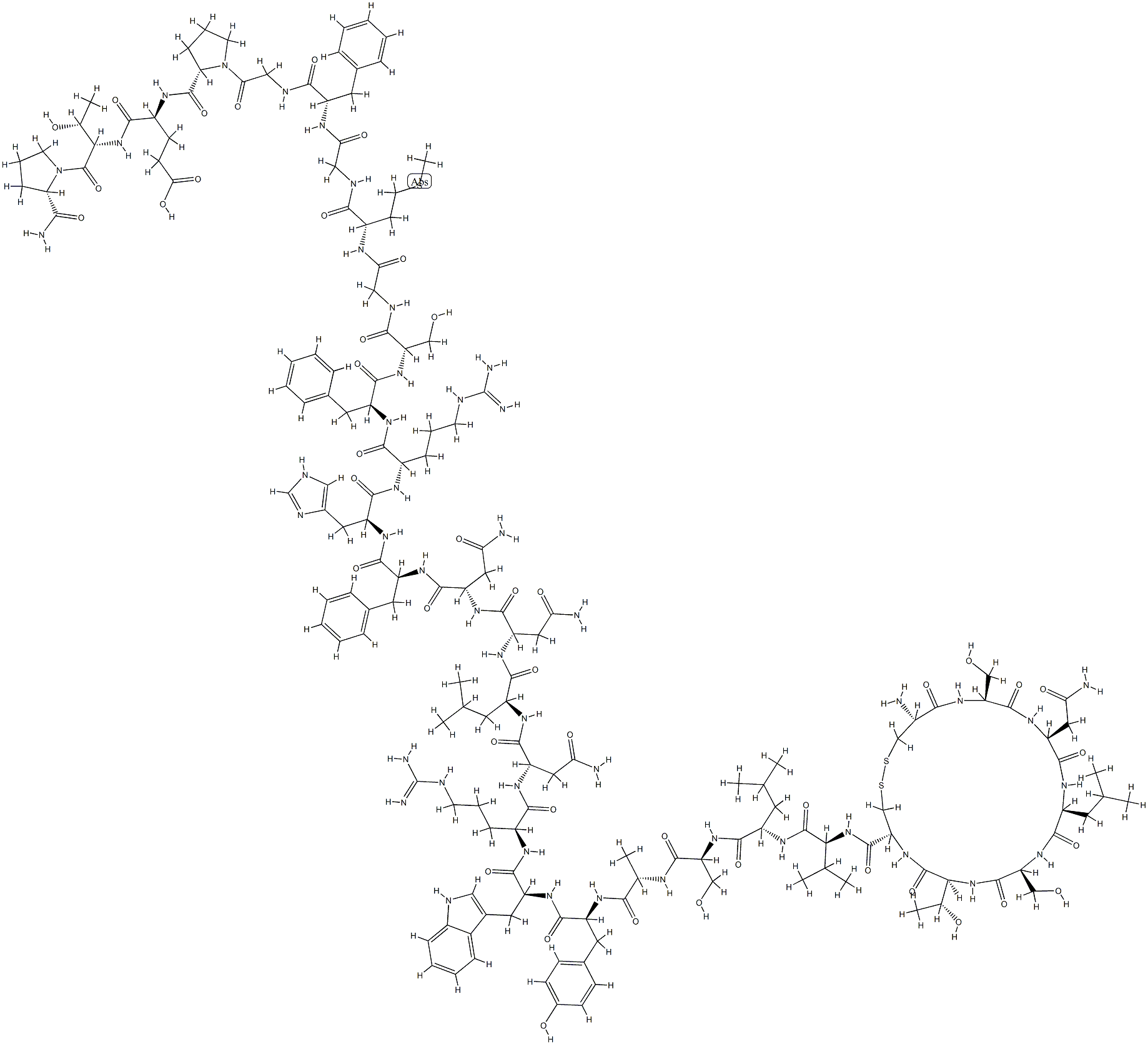 CALCITONIN (PORCINE) Structure