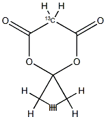 Meldrum's Acid-13C 结构式