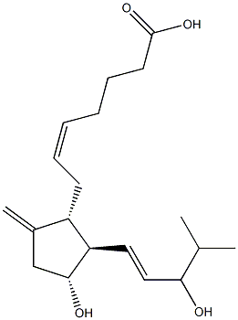 9-deoxy-16,16-dimethyl-tetranor-9-methyleneprostaglandin E2 Structure