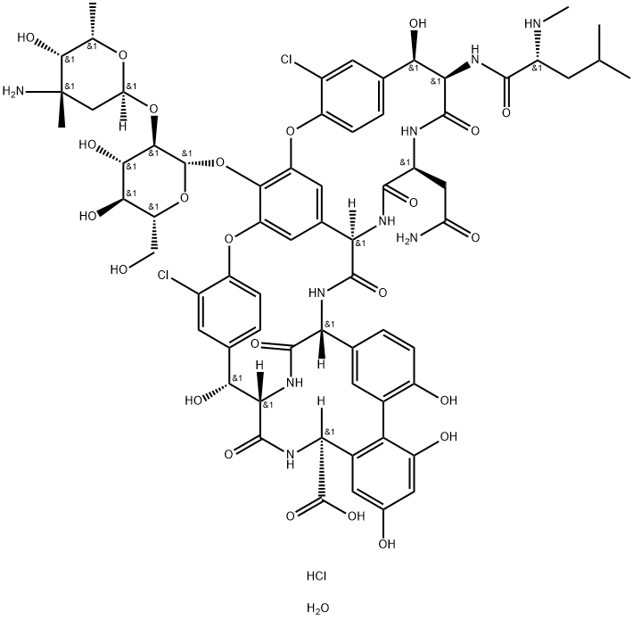 VANCOMYCIN HYDROCHLORIDE PLANT CELL CULT Structure