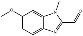 1H-Benzimidazole-2-carboxaldehyde,6-methoxy-1-methyl-(9CI) Structure
