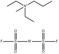 ジエチル(メチル)プロピルアンモニウムビス(フルオロスルホニル)イミド 化学構造式