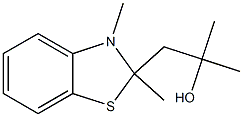 2-Benzothiazoleethanol,2,3-dihydro--alpha-,-alpha-,2,3-tetramethyl-(9CI) Structure