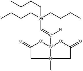 trans-2-(Tributyltin)vinylboronic acid MIDA ester Structure