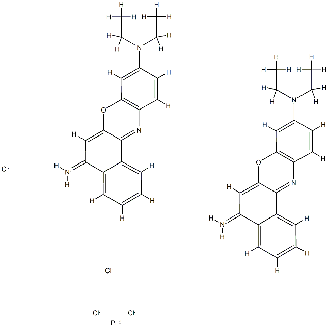 Nile Blue-platinum tetrachloride complex 结构式
