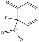 2,4-Cyclohexadien-1-one,6-fluoro-6-nitro-(9CI) 化学構造式