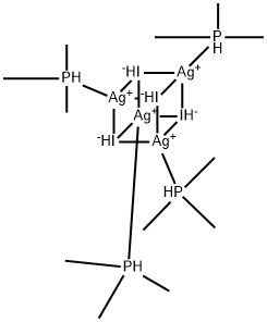 三甲基膦的碘化银 结构式