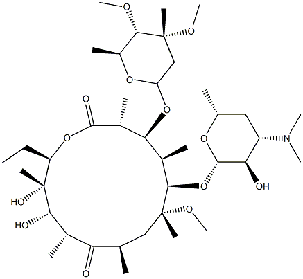克拉霉素杂质P,123967-58-8,结构式