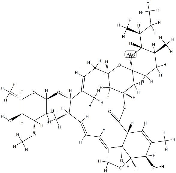 伊维菌素单糖 结构式
