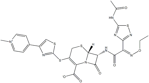 头孢洛林杂质B,1240196-56-8,结构式