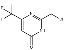 2-氯甲基-6-三氟甲基嘧啶-4-醇2-氯甲基-4-羟基-6-三氟甲基嘧啶,1240596-45-5,结构式