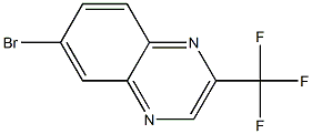 6-bromo-2-(trifluoromethyl)quinoxaline 化学構造式