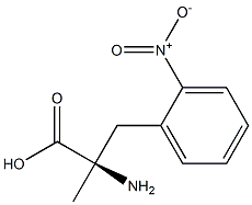 (R)-Α-METHYL-2-NITROPHENYLALANINE·H2O 结构式