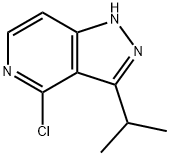 4-氯-3-异丙基-1H-吡唑并[4,3-C]吡啶 结构式