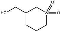 3-(羟甲基)四氢-2H-噻喃1,1-二氧化物, 1243250-12-5, 结构式