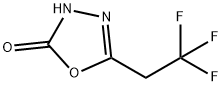 5-(2,2,2-trifluoroethyl)-1,3,4-oxadiazol-2-ol(SALTDATA: FREE) Structure