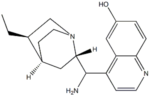 (8α,9S)- 9-aMino-10,11-dihydro-Cinchonan-6'-ol Struktur