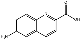 2-Quinolinecarboxylicacid,6-amino-(9CI) 结构式