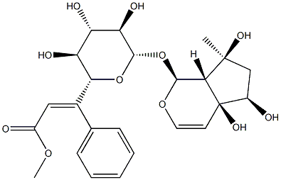 6'-O-cinnamoyl harpagide Structure