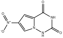 6-硝基吡咯并[2,1-F][1,2,4]三嗪-2,4(1H,3H)-二酮 结构式