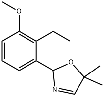 2-(2-ethyl-3-methoxyphenyl)-5,5-dimethyl-2,5-dihydrooxazole Struktur