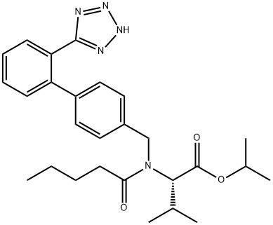 缬沙坦异丙酯, 1245820-09-0, 结构式