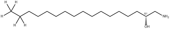 1-desoxyMethylsphinganine-d5 (M17:0) Struktur