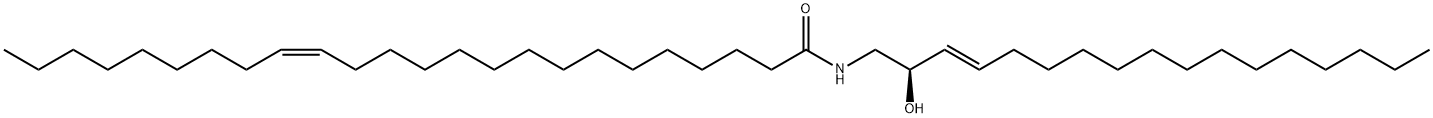 N-NERVONOYL-1-DESOXYMETHYLSPHINGOSINE (M17:1/24:1);N-C24:1-DESOXYMETHYLSPHINGOSINE,1246298-59-8,结构式