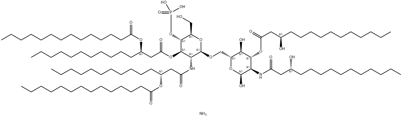 吡喃葡糖苷脂质 A, 1246298-63-4, 结构式