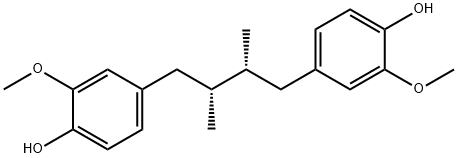 (-)-二氢愈创木脂酸, 124649-78-1, 结构式
