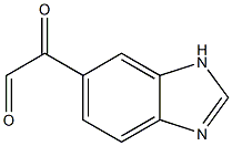 1H-Benzimidazole-5-acetaldehyde,alpha-oxo-(9CI) Structure