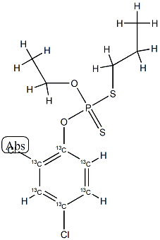 (2,4-dichlorophenoxy)-ethoxy-propylsulfanyl-sulfanylidene-$l^{5}-phosphane Struktur