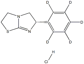 Levamisole-d5 Hydrochloride Structure