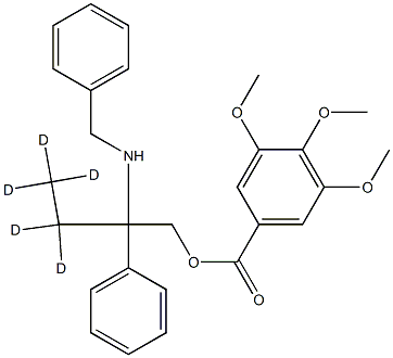 N-Benzy N,N-DidesMethyl TriMebutine-d5 Struktur