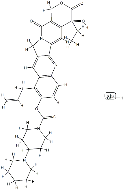 Simmitecan Hydrochloride 化学構造式