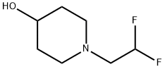 1-(2,2-DIFLUOROETHYL)PIPERIDIN-4-OL(WXFC0429) Structure