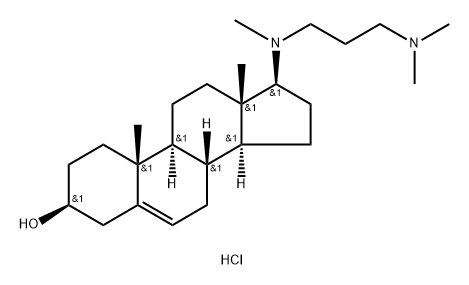 盐酸阿扎胆醇, 1249-84-9, 结构式