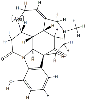 番木鳖次碱, 125-15-5, 结构式