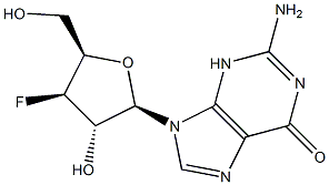 3'-Deoxy-3'-fluoro-xyloguanosine Structure