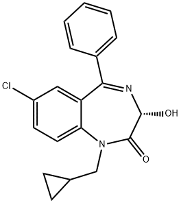 3-(R)-3-Hydroxy-prazepaM Struktur
