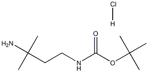 1-N-Boc-3-Methylbutane-1,3-diaMine HCl Structure