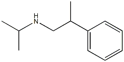 (2-フェニルプロピル)(プロパン-2-イル)アミン 化学構造式